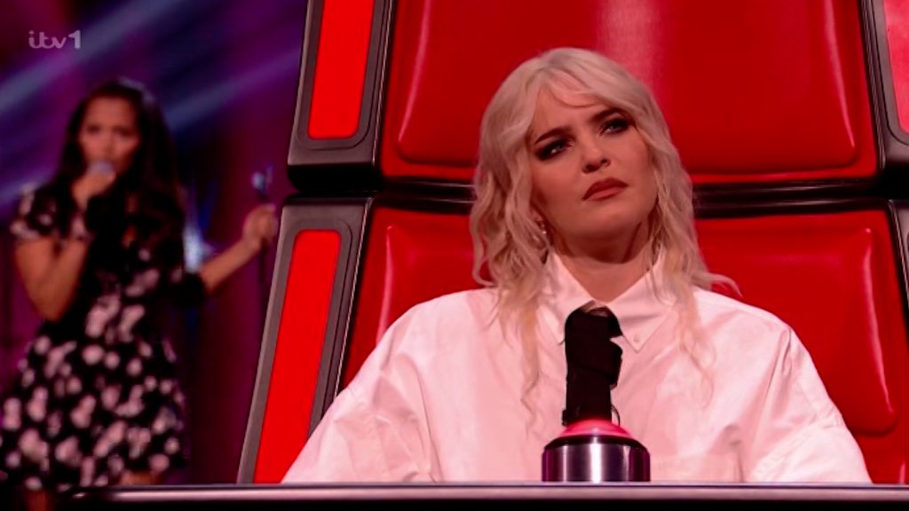 Mariama Goodman and Anne-Marie on The Voice UK