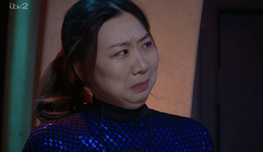 Yinrun broke all of our hearts as she revealed Jenkin has been ignoring her (Picture: ITV)