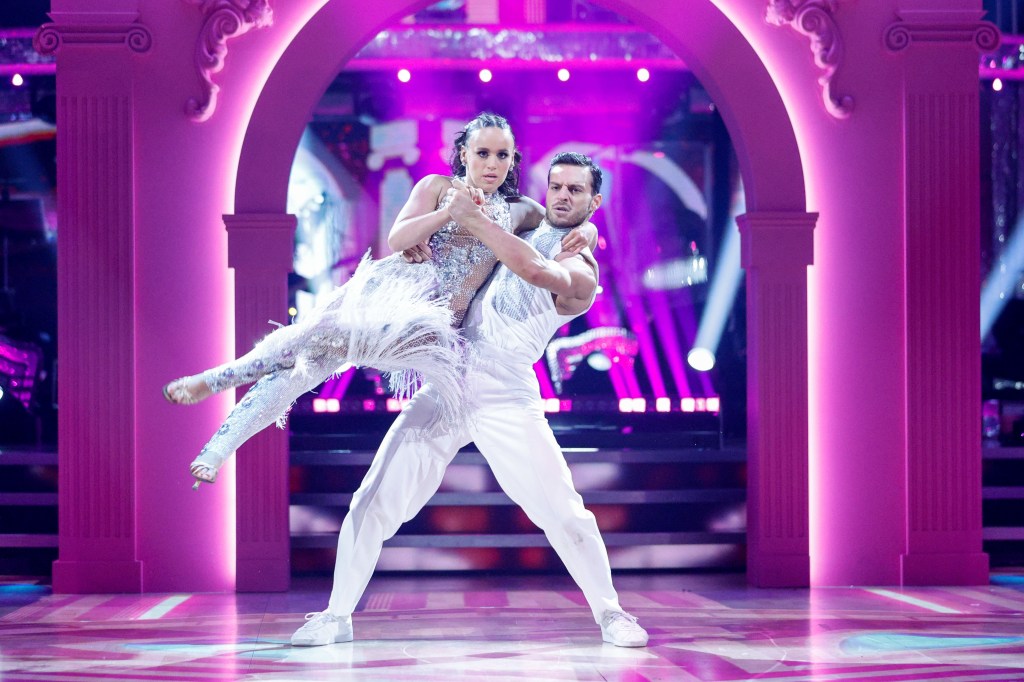 Ellie Leach and Vito Coppola, during their appearance on the live show of the Strictly Come Dancing final