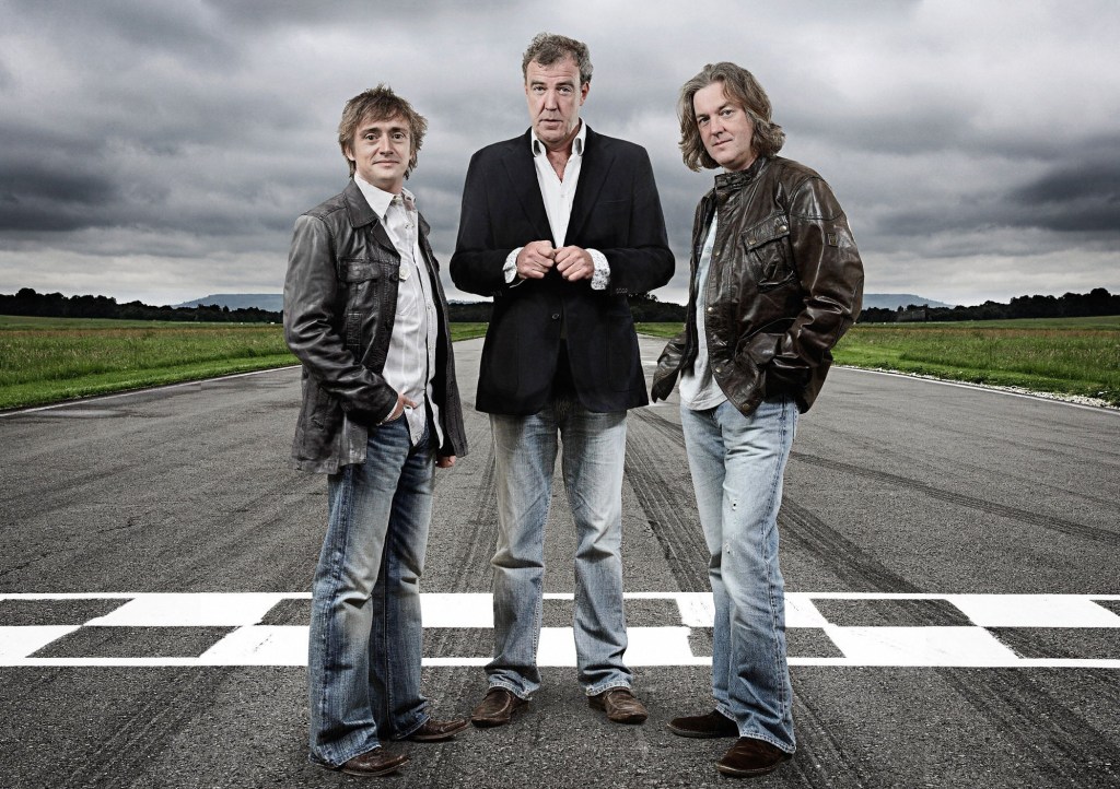 Top Gear's Richard Hammond, Jeremy Clarkson and James May.