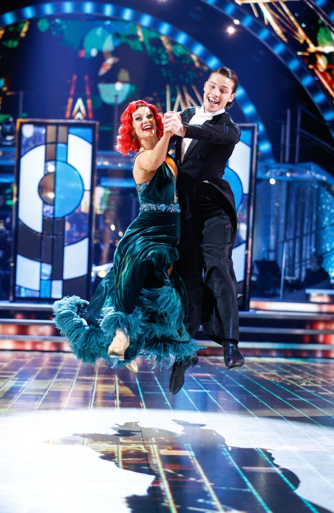 Bobby Brazier and Dianne Buswell on Strictly