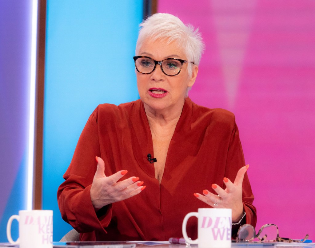 Editorial use only Mandatory Credit: Photo by Ken McKay/ITV/Shutterstock (13880032o) Denise Welch 'Loose Women' TV show, London, UK - 20 Apr 2023