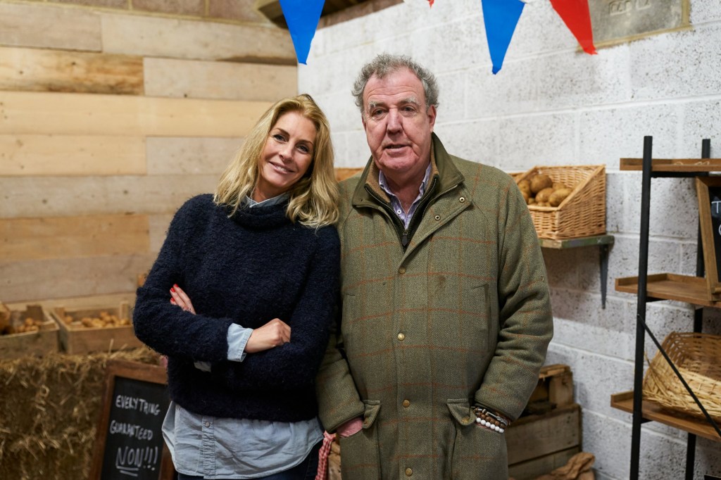 Clarkson's Farm - Amazon prime Jeremy Clarkson. Pr handout: Jeremy Clarkson and Lisa Hogan