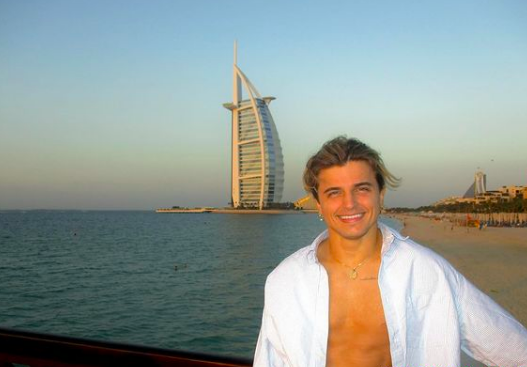 Strictly's Nikita Kuzman's Dubai holiday