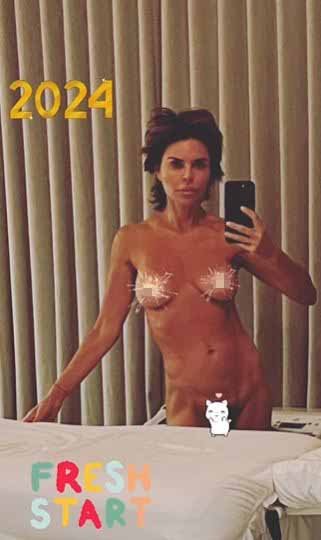 Lisa Rinna, 60, poses nude and with nipples showing in wildly risque Instagram post