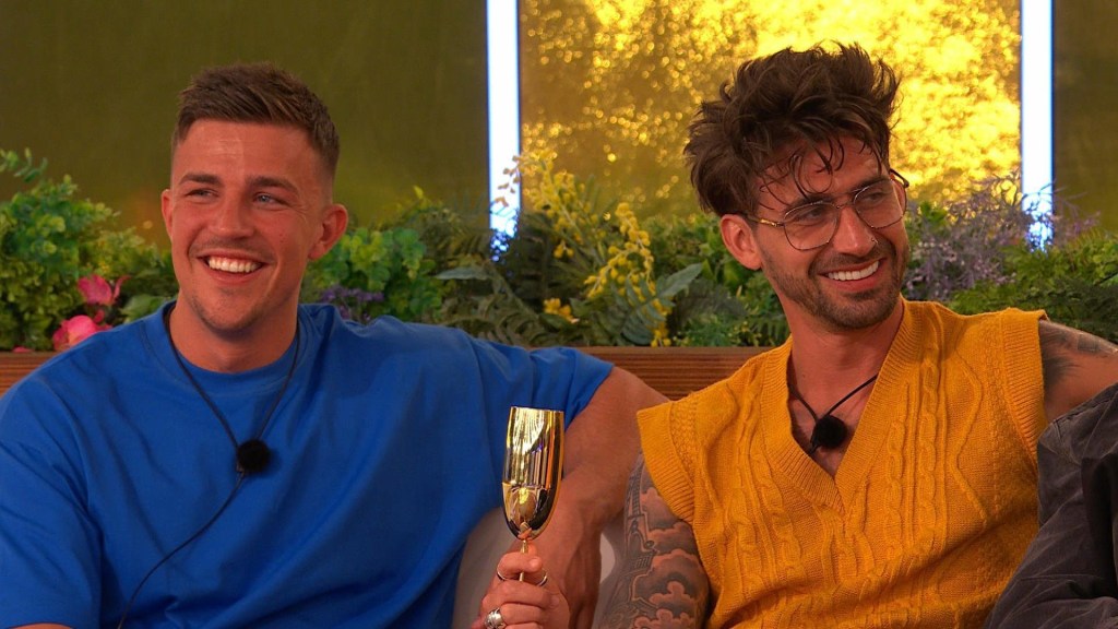 Mitchel Taylor and Chris Taylor on Love Island