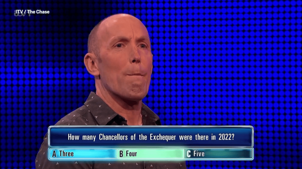 The Tories made the butt of the joke on The Chase