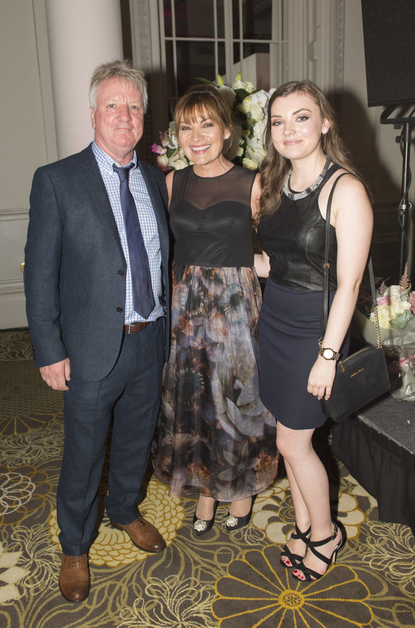 Steve Smith, Lorraine Kelly and Rosie Smith 30 Years of Lorraine Party, London, Britain. - 01 Oct 2014