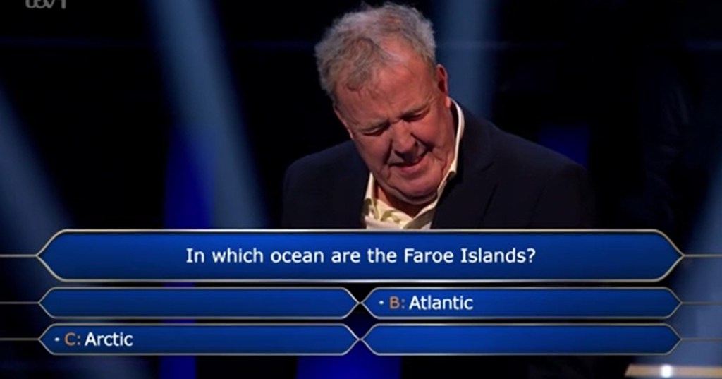 Jeremy Clarkson on Who Wants To Be A Millionaire?