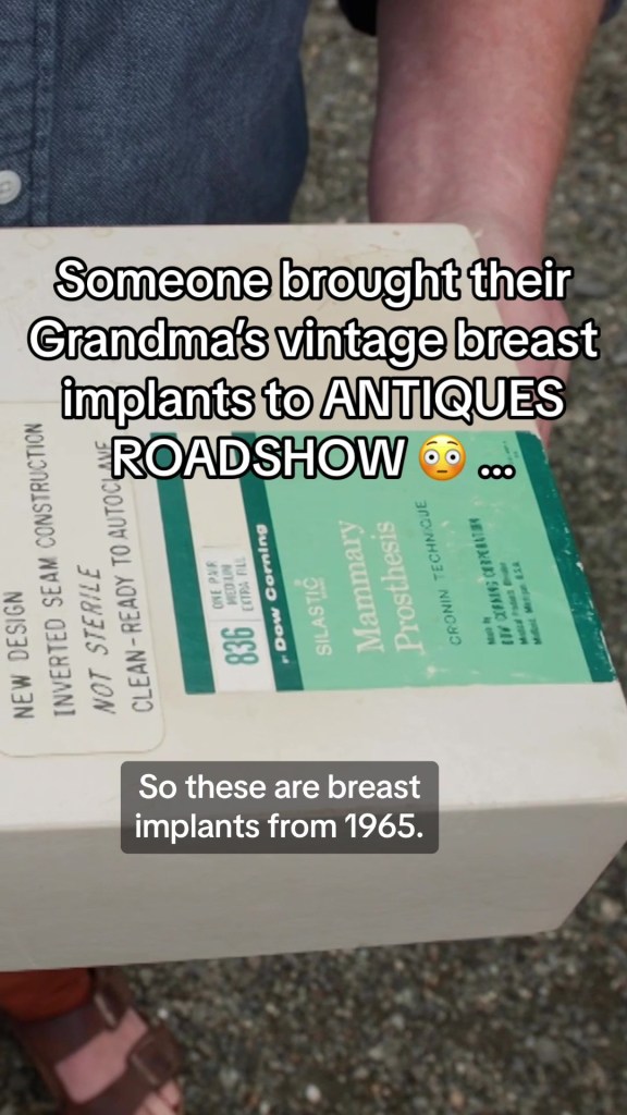 Antiques Roadshow guest turns up with 'gran's breast implants'