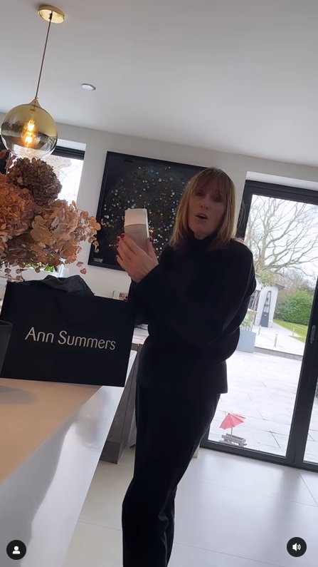 Rylan Clarks mum Linda opens Ann Summers delivery