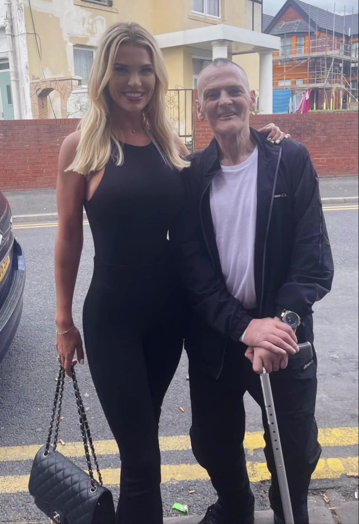 Christine McGuinness and her father