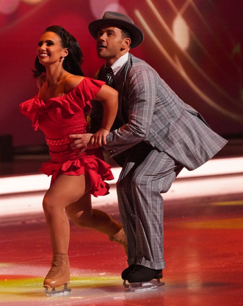 Ryan Thomas and Amani Fancy 'Dancing on Ice' TV Show 