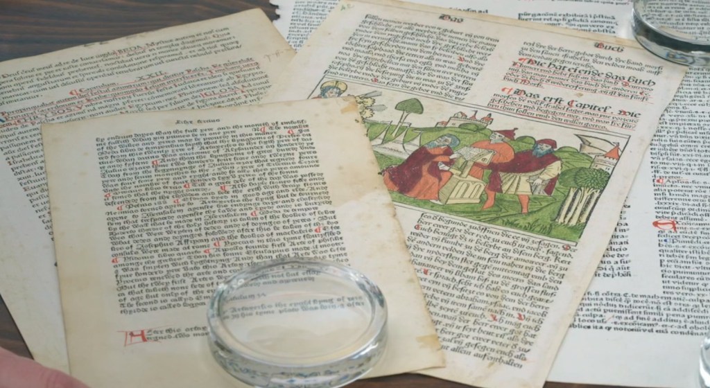 Antiques Roadshow showed the rare prints from the 1400s