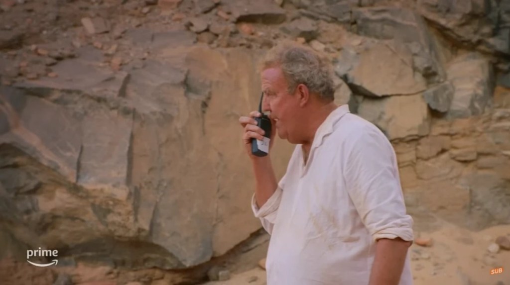 Jeremy Clarkson on The Grand Tour.