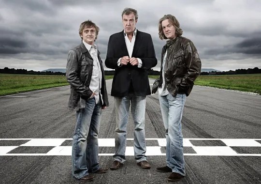 Richard Hammond, Jeremy Clarkson, James May on Top Gear