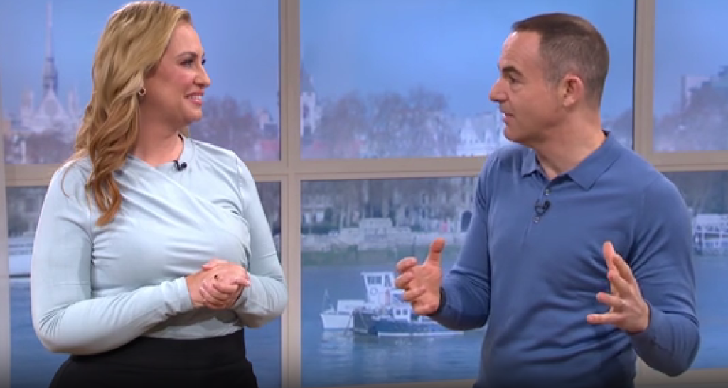 Josie Gibson and Martin Lewis on This Morning