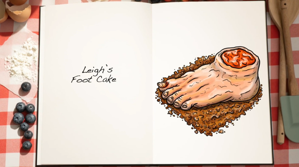 Leigh Francis's foot cake
