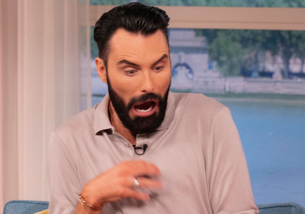 Editorial use only Mandatory Credit: Photo by Ken McKay/ITV/REX/Shutterstock (13141151y) Rylan Clark, Ruth Langsford 'This Morning' TV show, London, UK - 22 Aug 2022