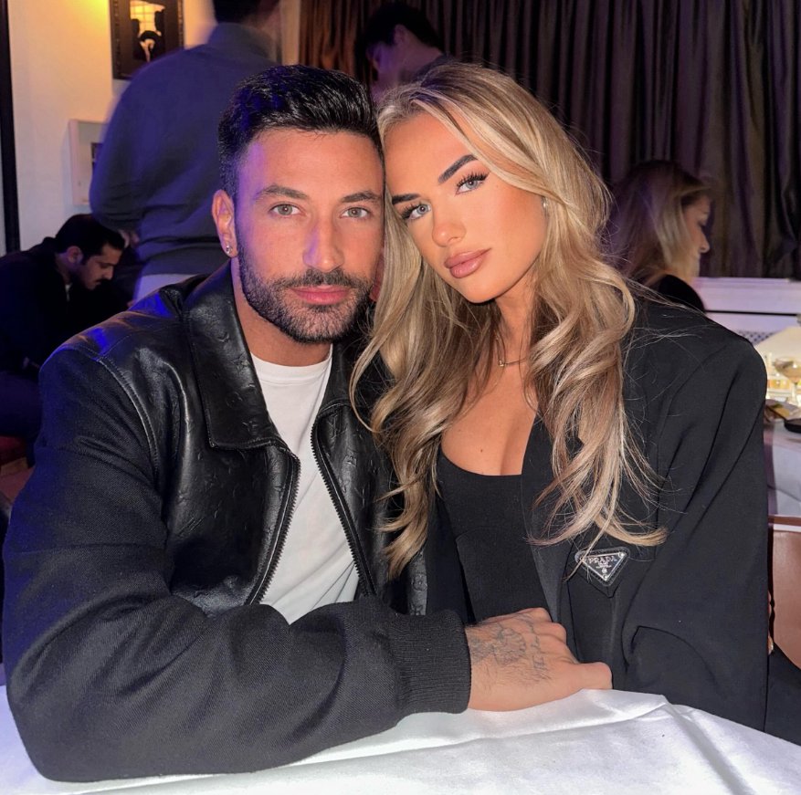 Giovanni Pernice with girlfriend Molly Brown